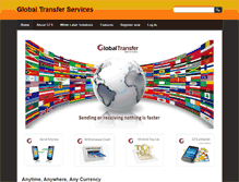 Tablet Screenshot of globaltransferservices.com